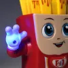 Red luminous toy doll, festive party decoration piece, cute luminous humanoid doll Application Scenario